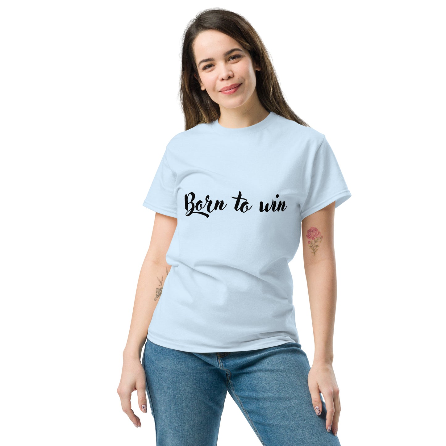 Klassisches Unisex T-Shirt - Born to win