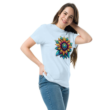 Klassisches Unisex T-Shirt - Phantasieblüte 1