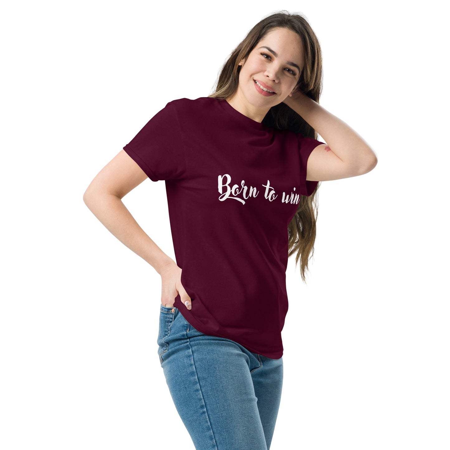 Klassisches Unisex T-Shirt - Born to win