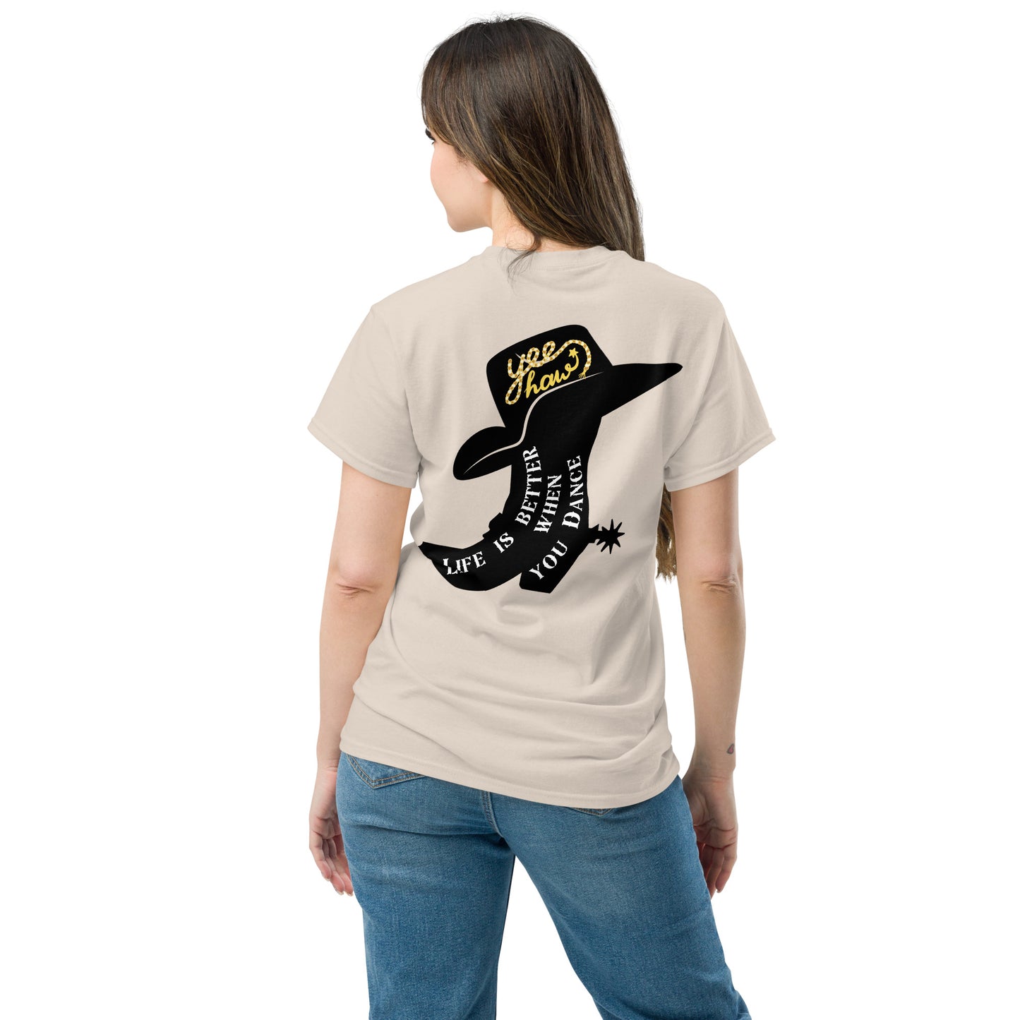 Klassisches Unisex T-Shirt - Line Dance