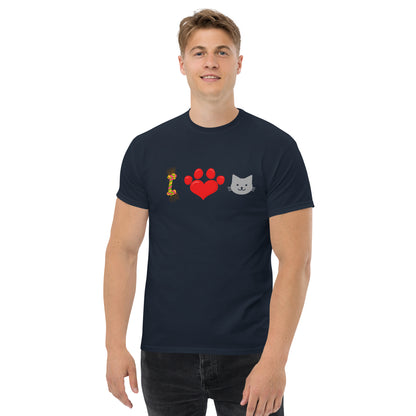 Klassisches Unisex T-Shirt-Katzenliebhaber 3