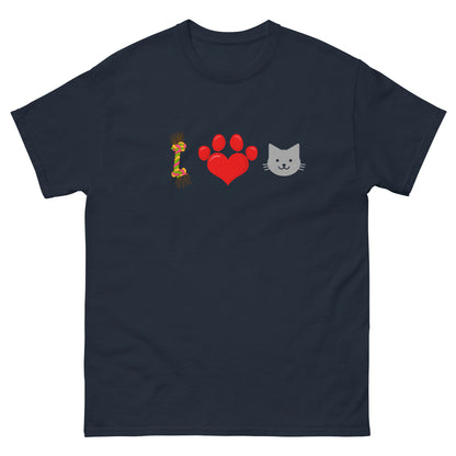 Klassisches Unisex T-Shirt-Katzenliebhaber 3