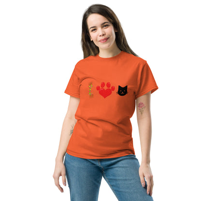 Klassisches Unisex T-Shirt- Katzenliebhaber2