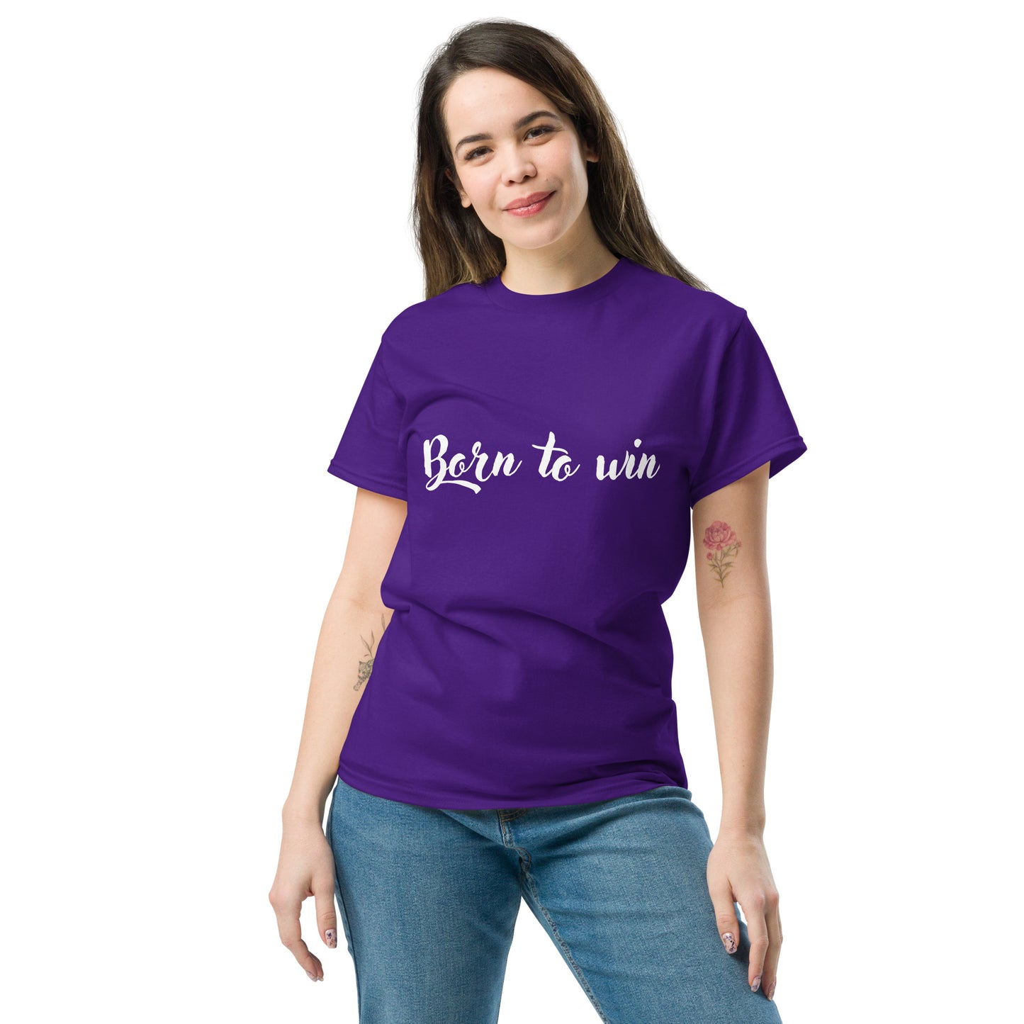 Klassisches Unisex T-Shirt - Born to win