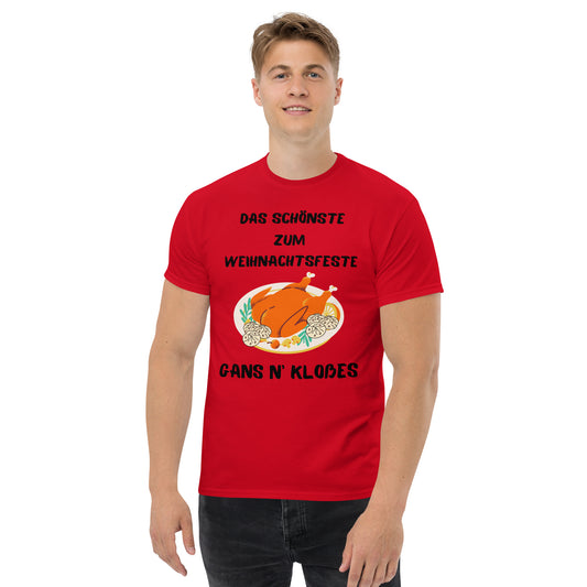 Klassisches Unisex T-Shirt - Weihnachtsgans 2