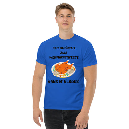 Klassisches Unisex T-Shirt - Weihnachtsgans 2