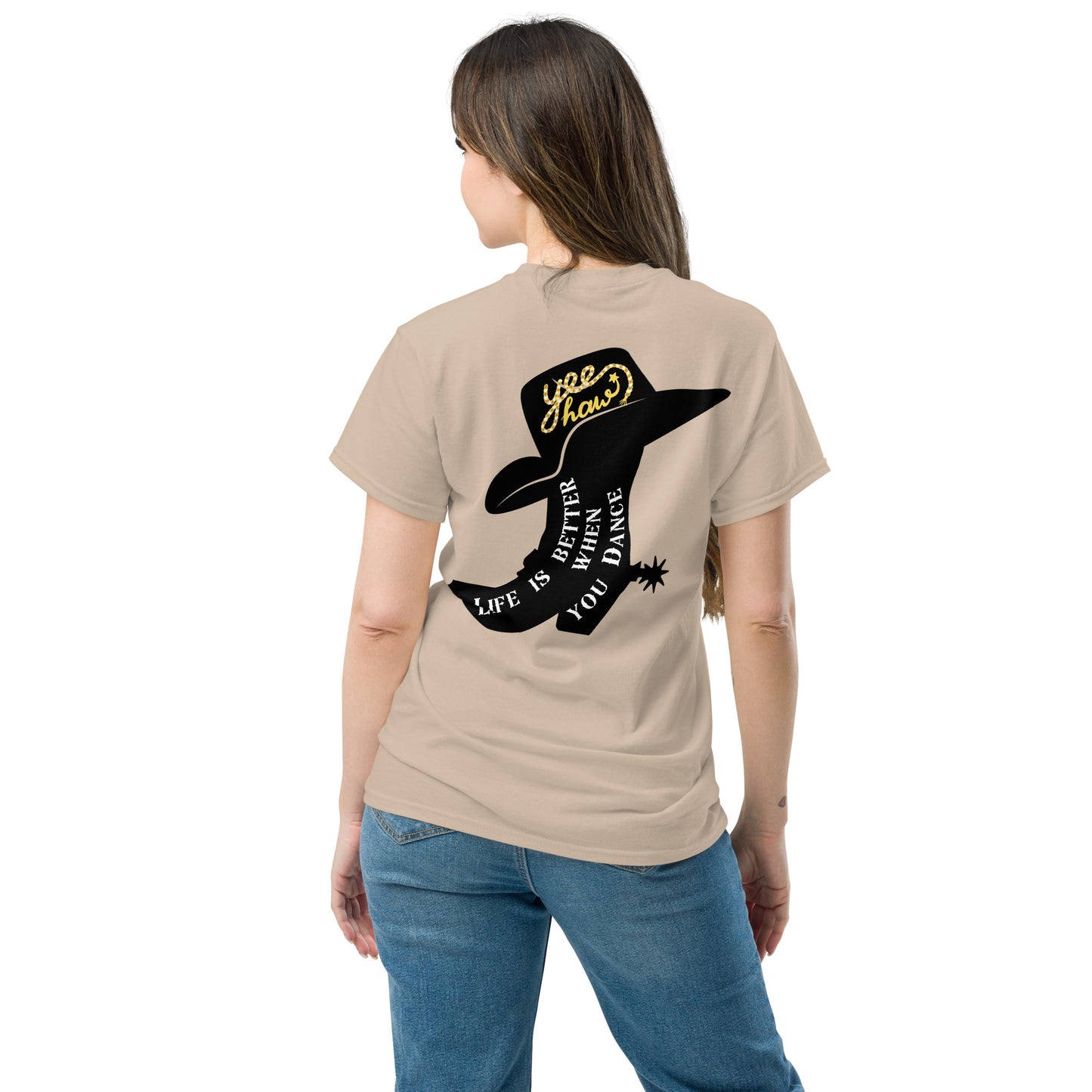 Klassisches Unisex T-Shirt - Line Dance