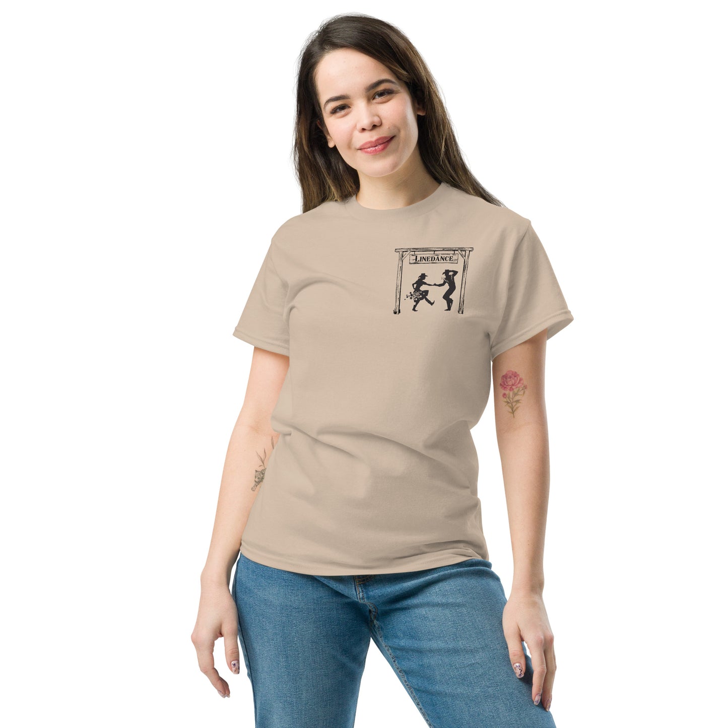 Klassisches Unisex T-Shirt - Line Dance