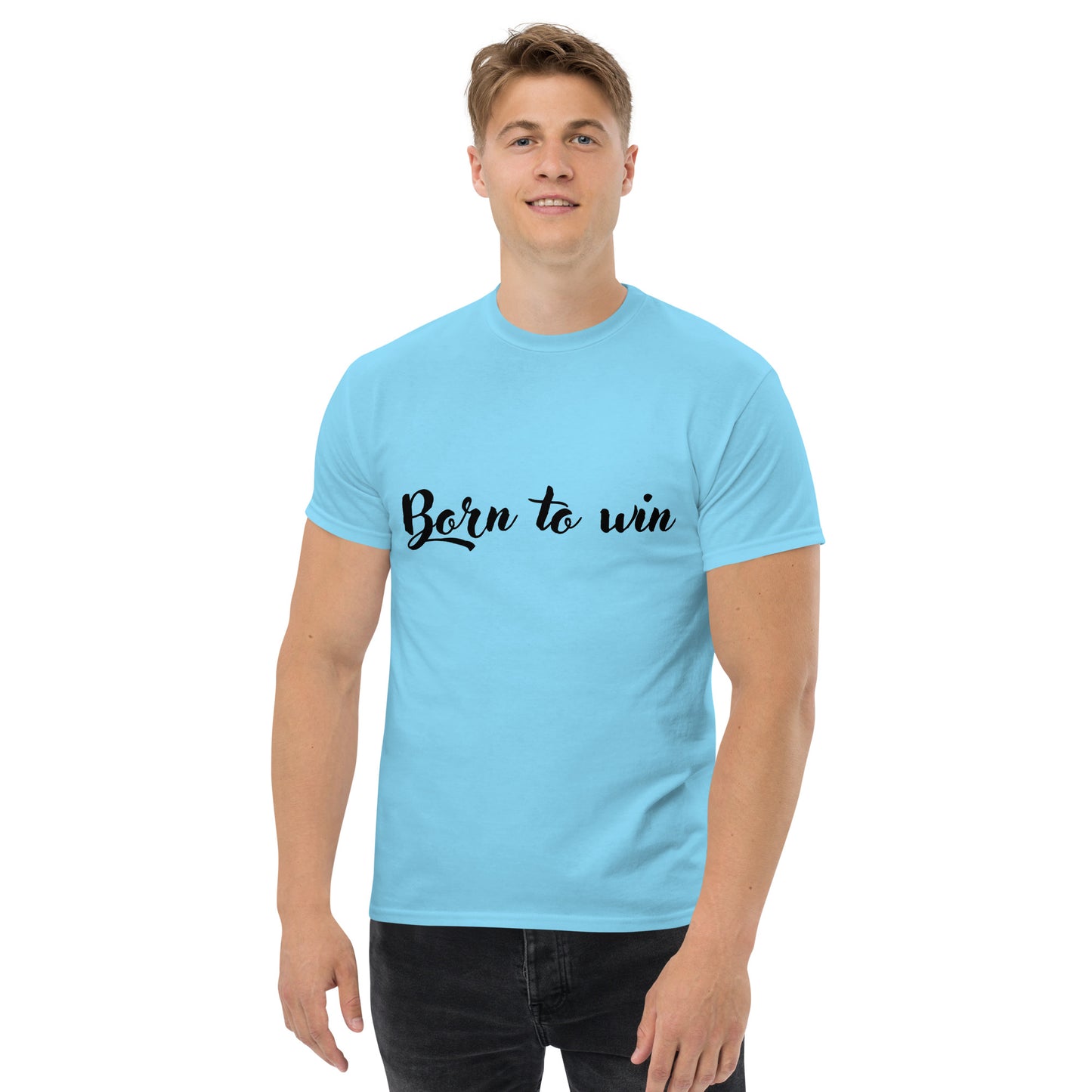 Klassisches Unisex T-Shirt - Born to win