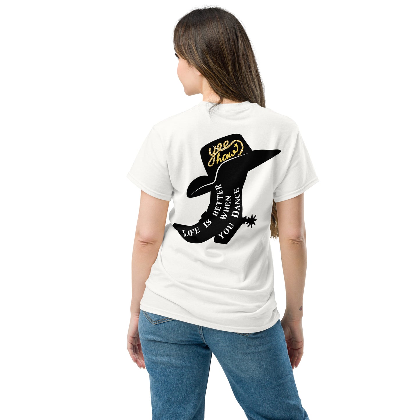 Klassisches Unisex T-Shirt - Line Dance