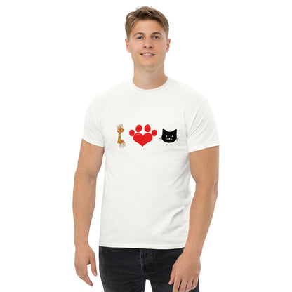 Klassisches Unisex T-Shirt- Katzenliebhaber2