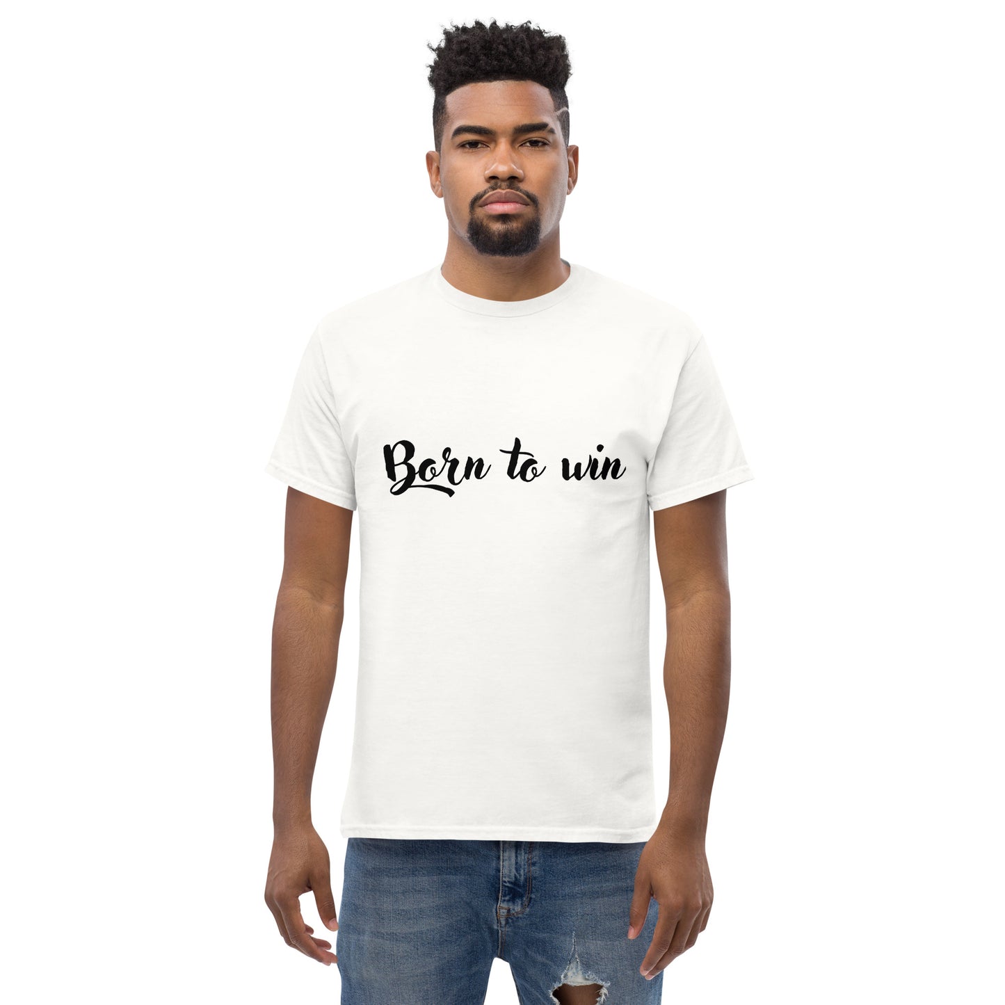 Klassisches Unisex T-Shirt - Born to win