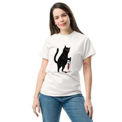 Klassisches Unisex T-Shirt - Mörderkatze