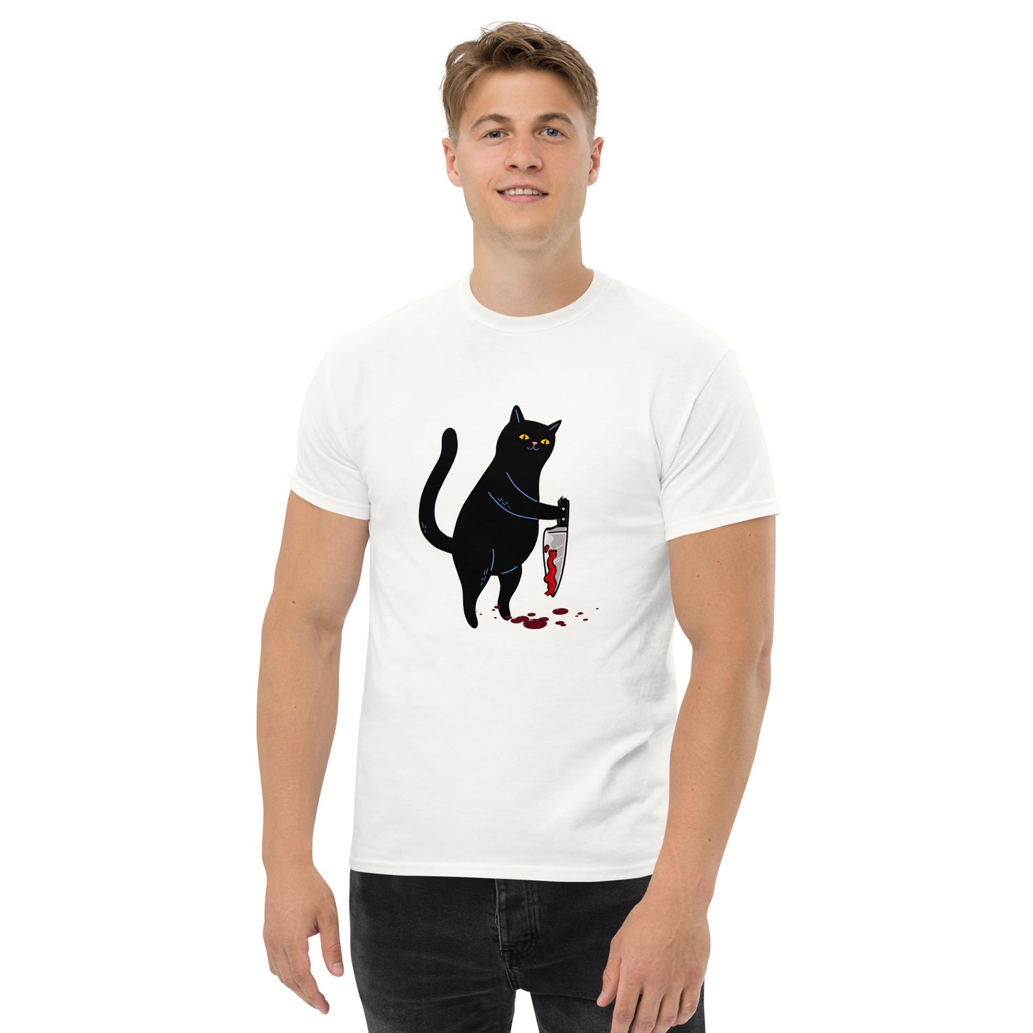 Klassisches Unisex T-Shirt - Mörderkatze