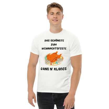 Klassisches Unisex T-Shirt - Weihnachtsgans 2