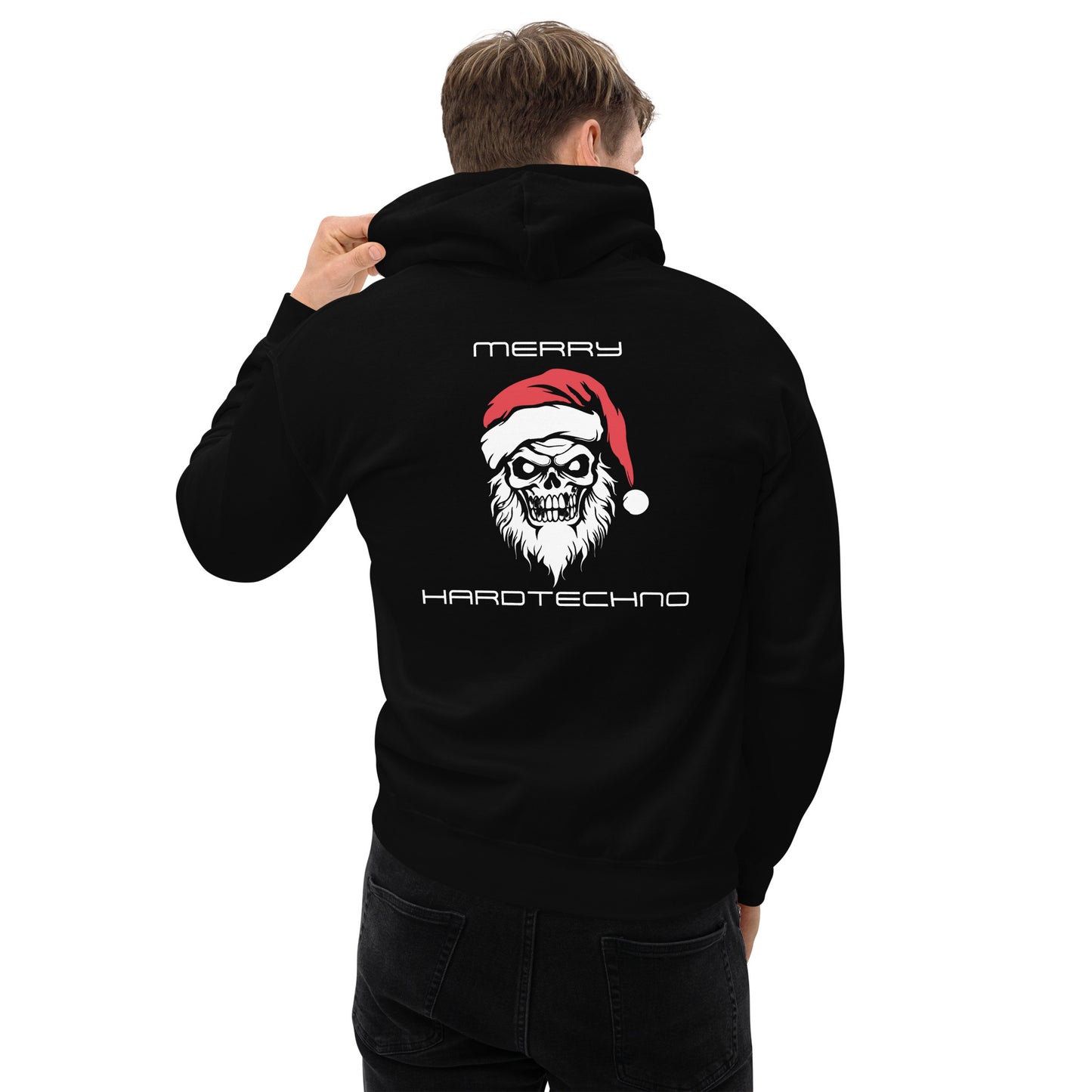 Unisex-Kapuzenpullover -Merry Hardtechno