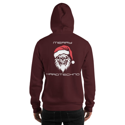 Unisex-Kapuzenpullover -Merry Hardtechno