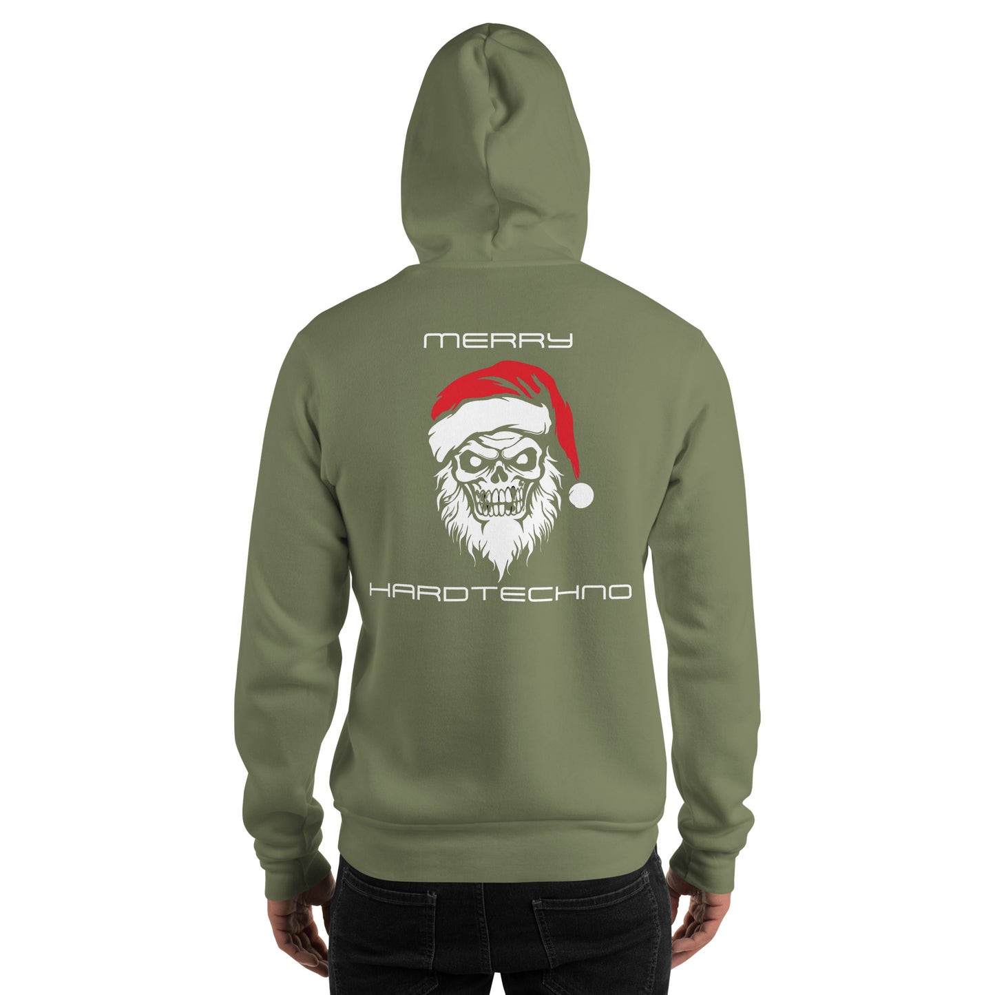 Unisex-Kapuzenpullover -Merry Hardtechno