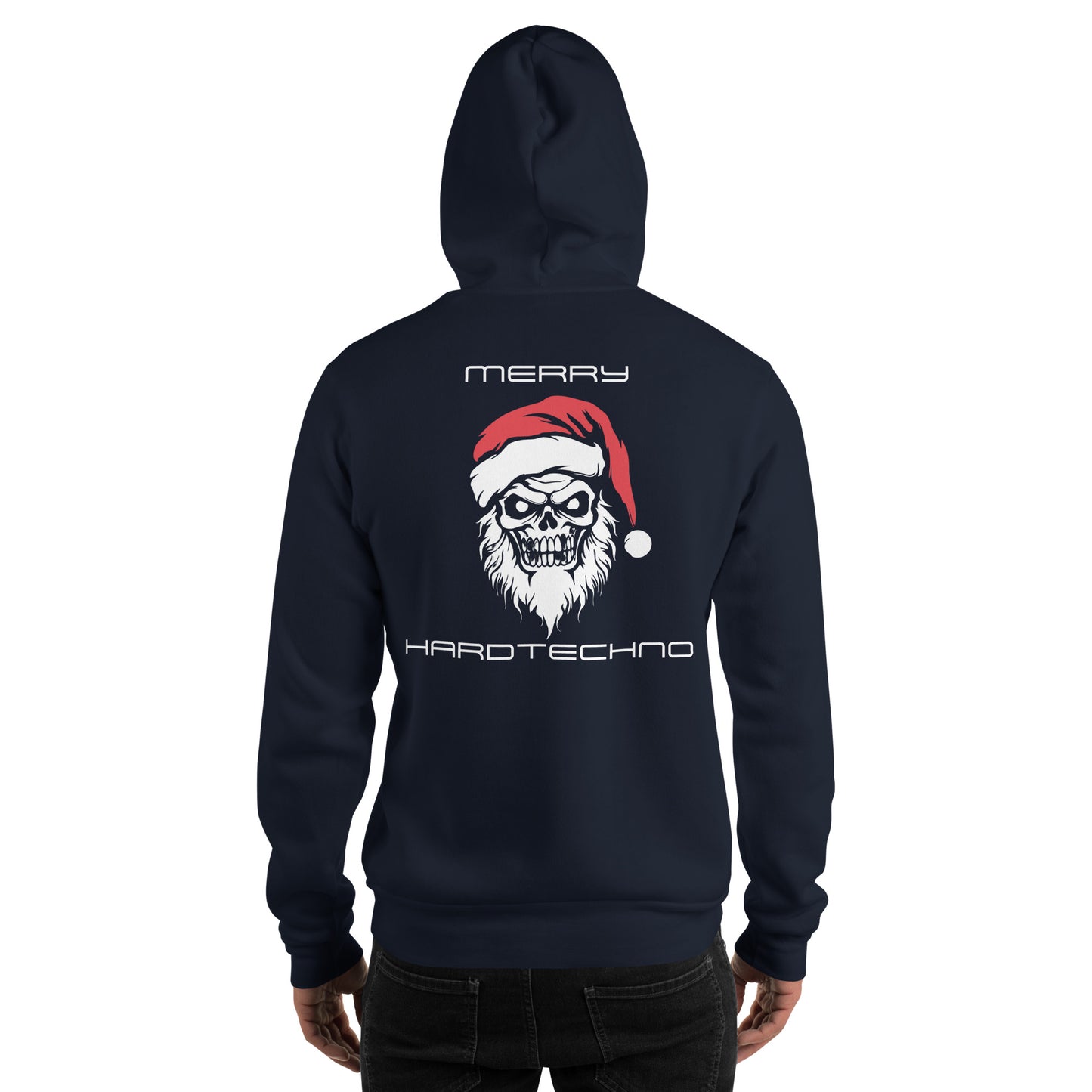 Unisex-Kapuzenpullover -Merry Hardtechno