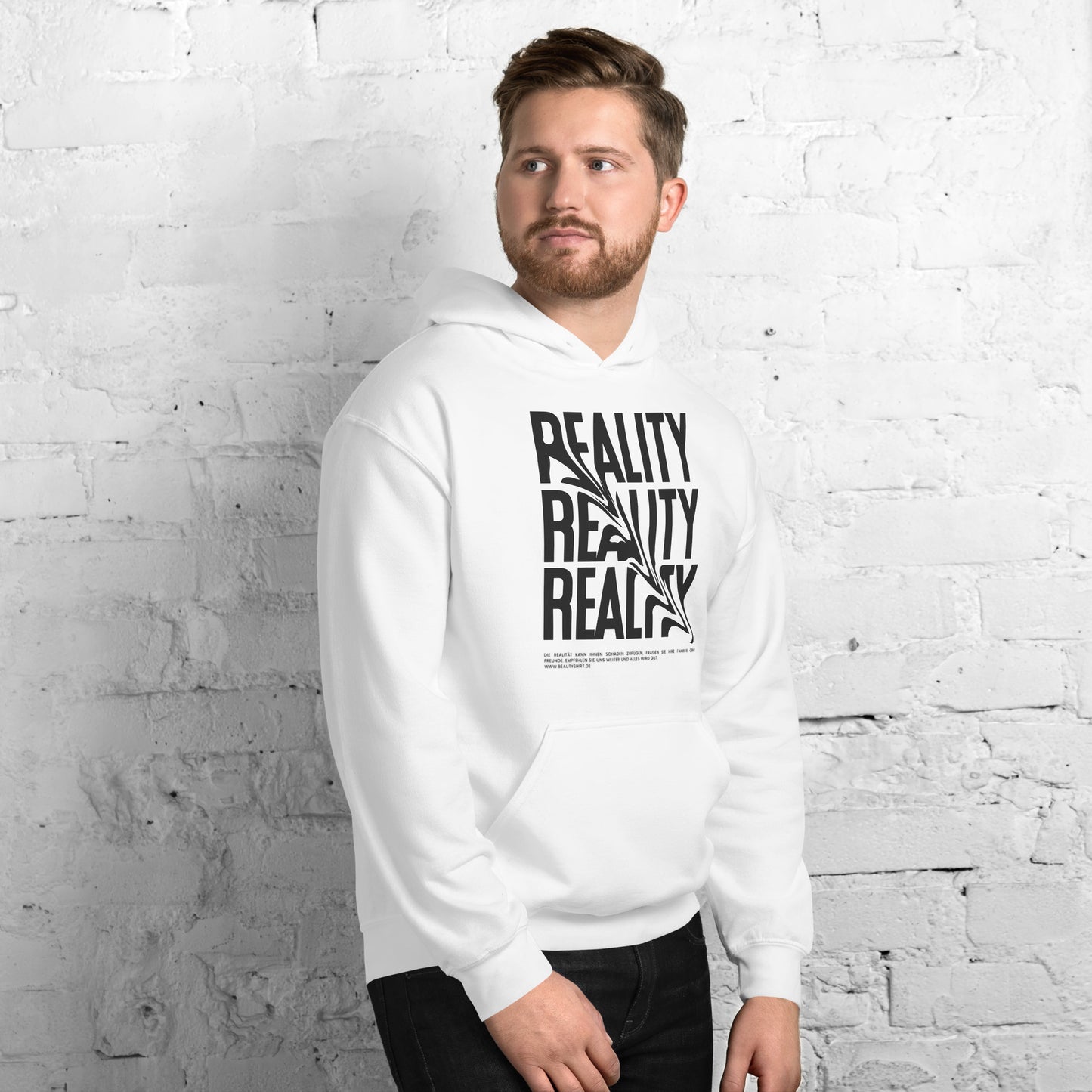 Unisex-Kapuzenpullover - Reality