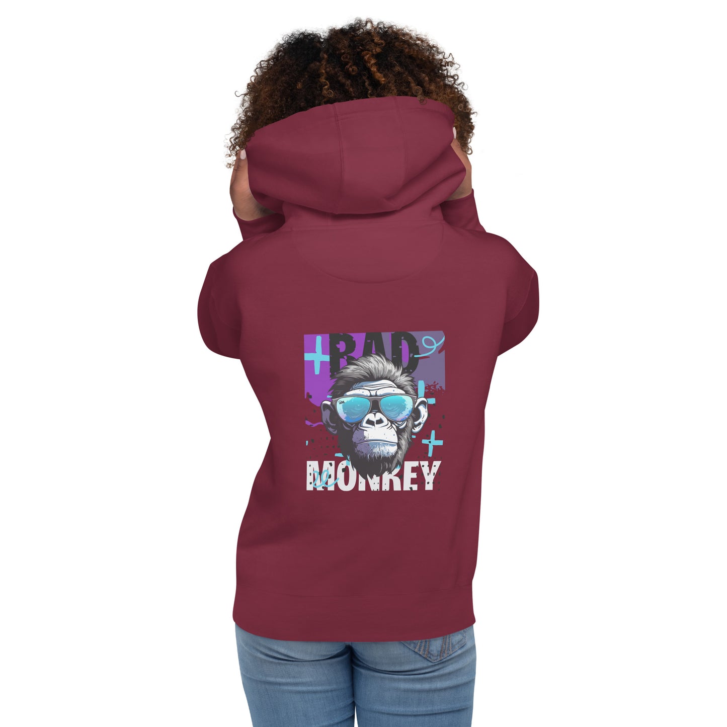 Unisex-Kapuzenpullover - Bad Monkey