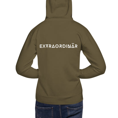 Unisex-Kapuzenpullover - extraordinär