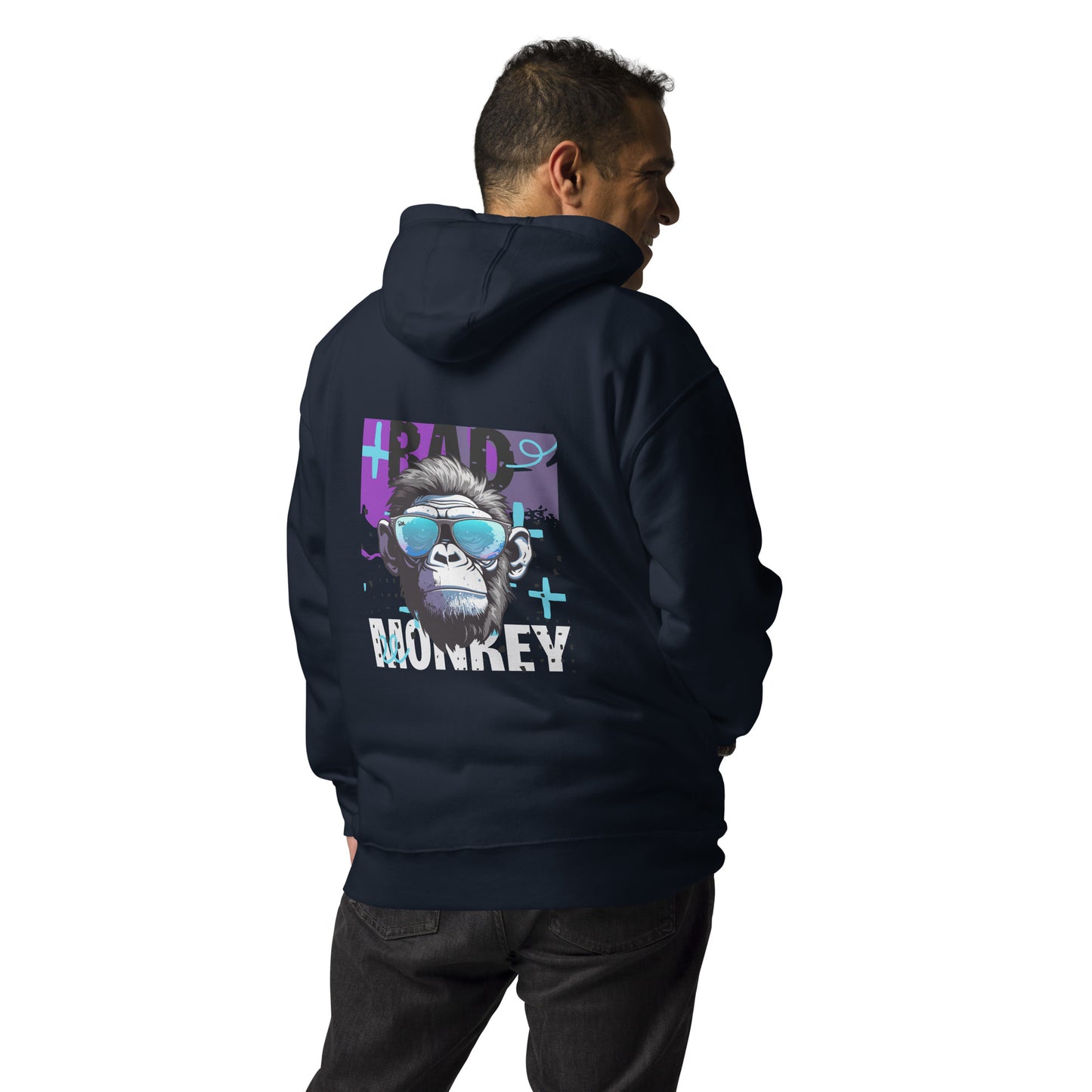 Unisex-Kapuzenpullover - Bad Monkey