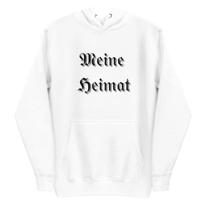 Unisex-Kapuzenpullover:Meine Heimatauf Altdeutsch