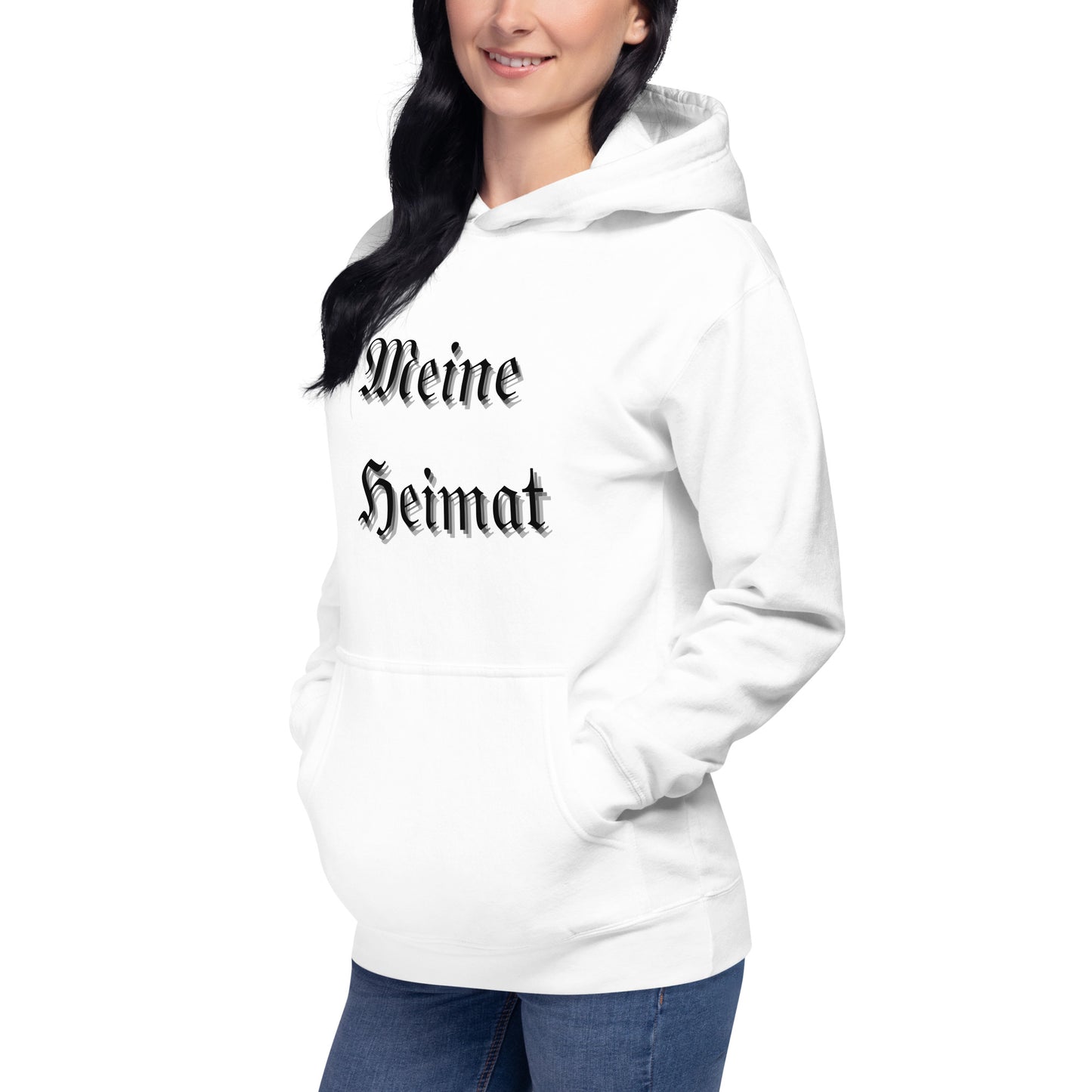 Unisex-Kapuzenpullover:Meine Heimatauf Altdeutsch