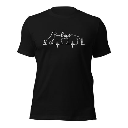 Unisex-T-Shirt - Katzenliebe