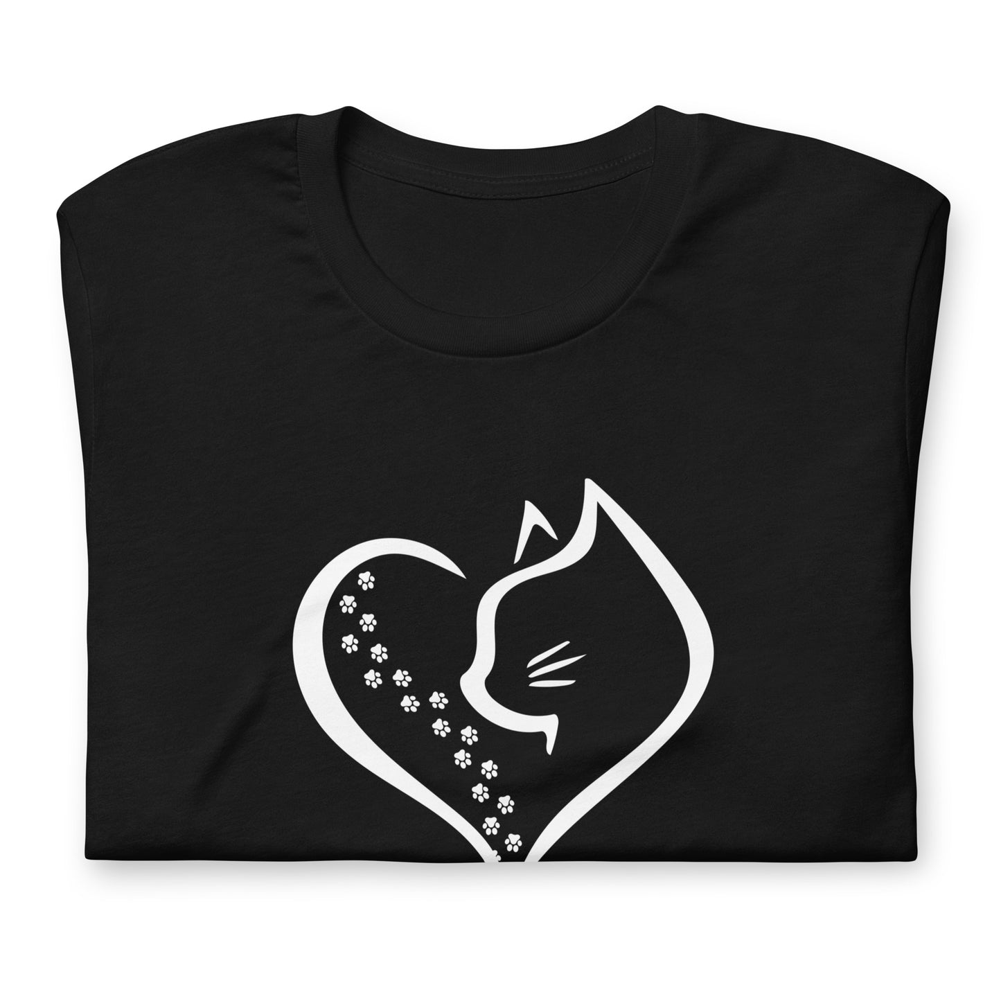 Unisex-T-Shirt- Katzenliebe