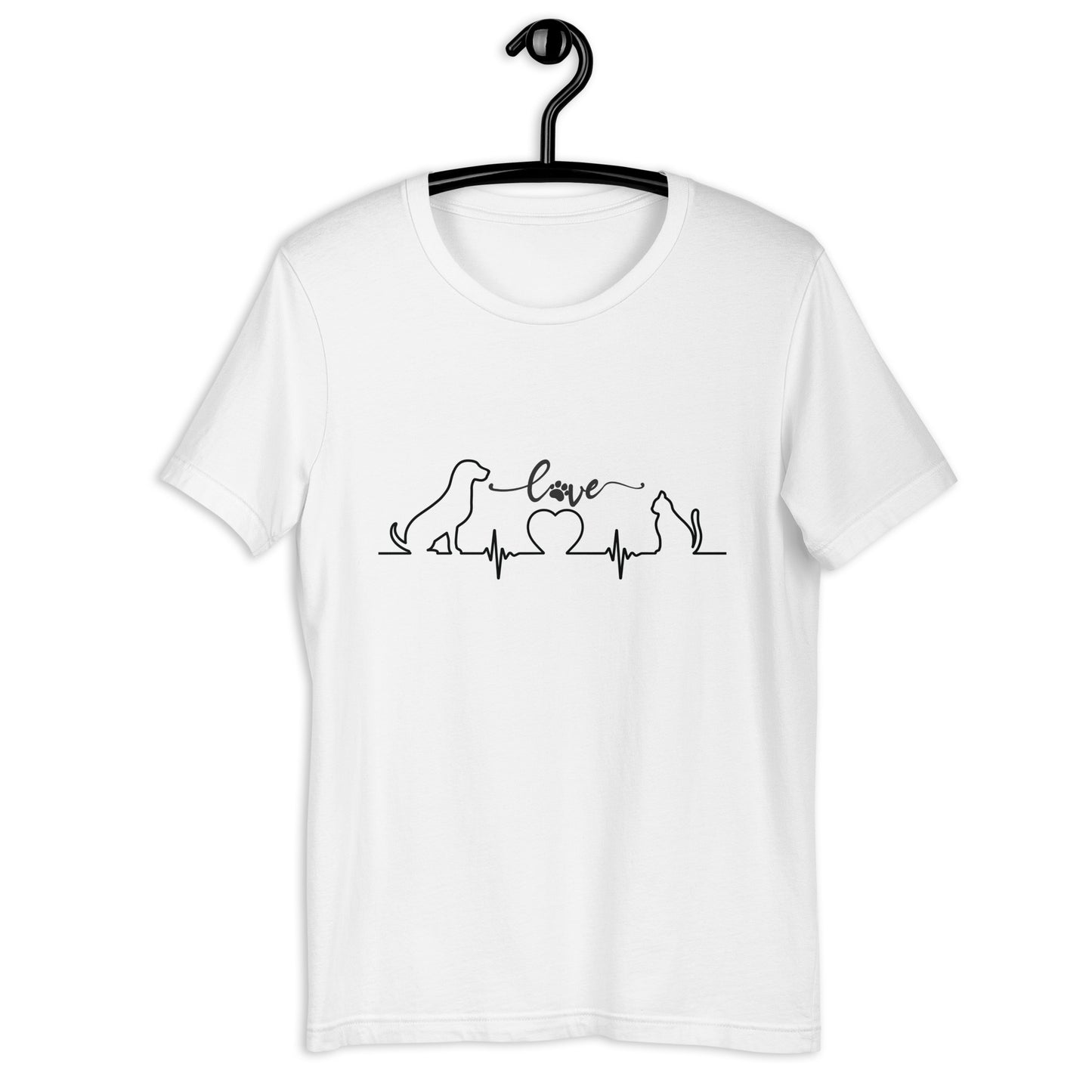 Unisex-T-Shirt- Katzenliebe