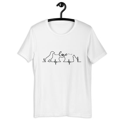 Unisex-T-Shirt- Katzenliebe