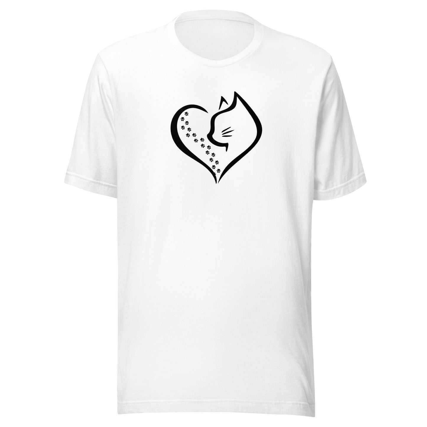 Unisex-T-Shirt- Katzenliebe