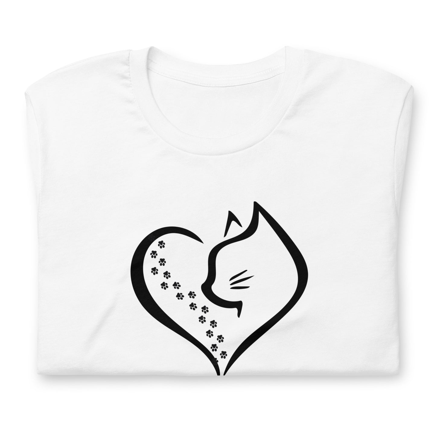 Unisex-T-Shirt- Katzenliebe