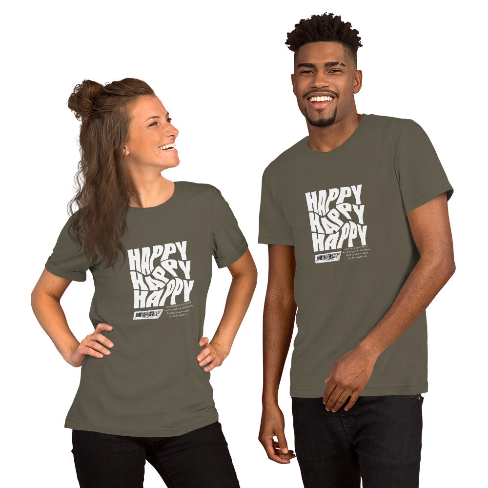 Unisex-T-Shirt - Happy