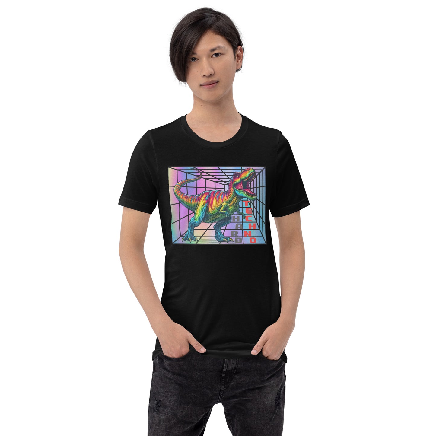 Unisex-T-Shirt - HardTechno Dino