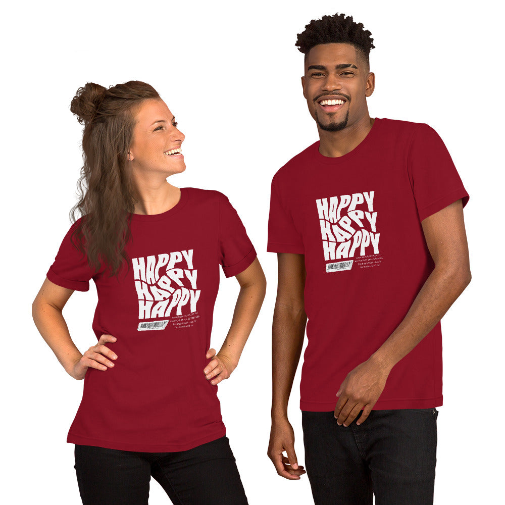 Unisex-T-Shirt - Happy