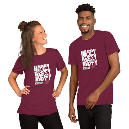 Unisex-T-Shirt - Happy