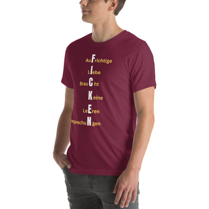 Unisex-T-Shirt - Liebe 2