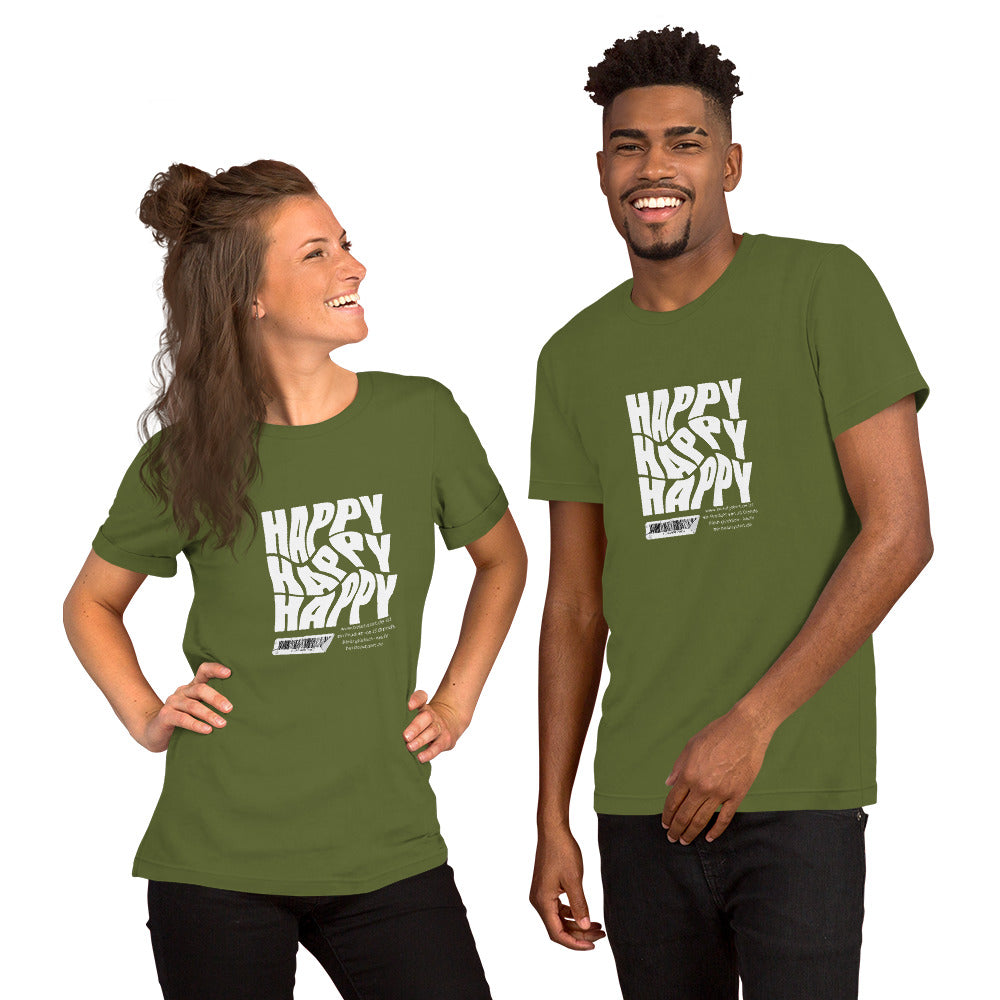 Unisex-T-Shirt - Happy