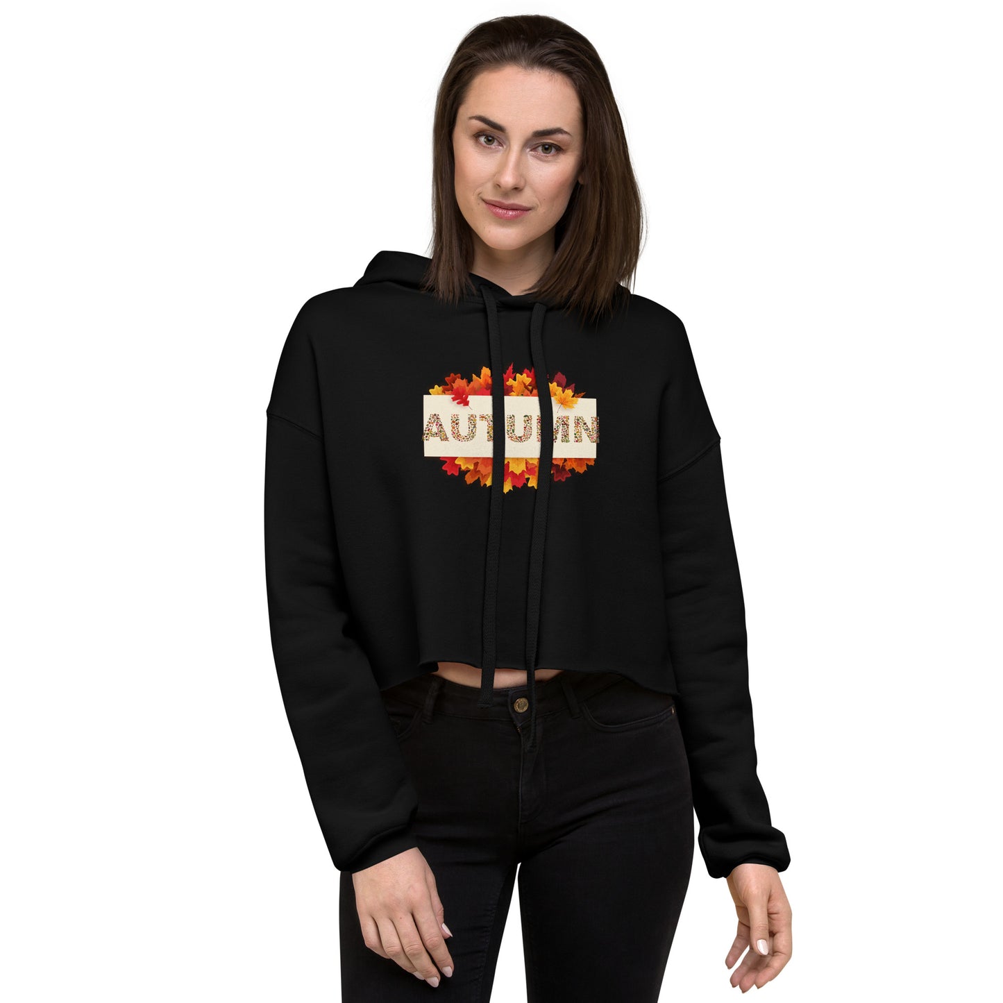 Crop-Hoodie - Herbst