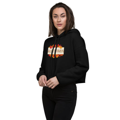 Crop-Hoodie - Herbst