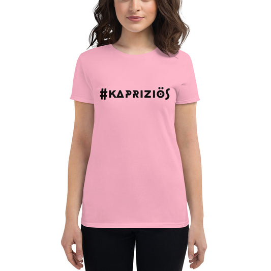 Kurzärmeliges T-Shirt für Damen - #kapriziös