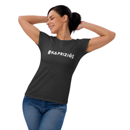 Kurzärmeliges T-Shirt für Damen - #kapriziös