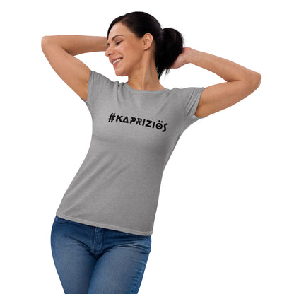 Kurzärmeliges T-Shirt für Damen - #kapriziös