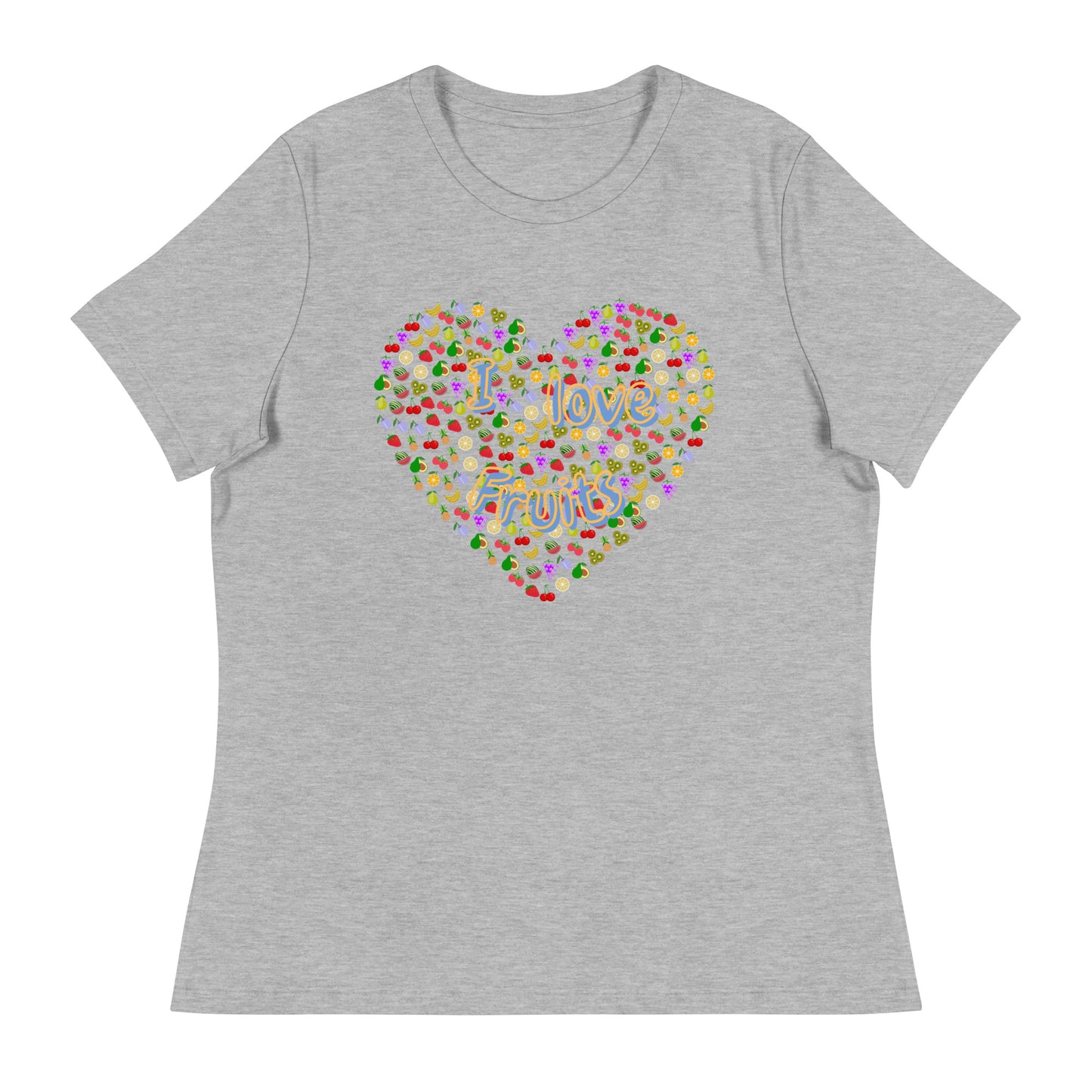 Lockeres Damen-T-Shirt:I loveFruits