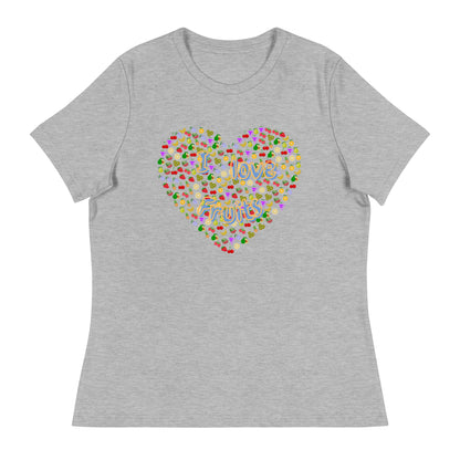 Lockeres Damen-T-Shirt:I loveFruits