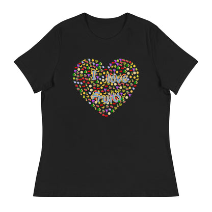 Lockeres Damen-T-Shirt:I loveFruits