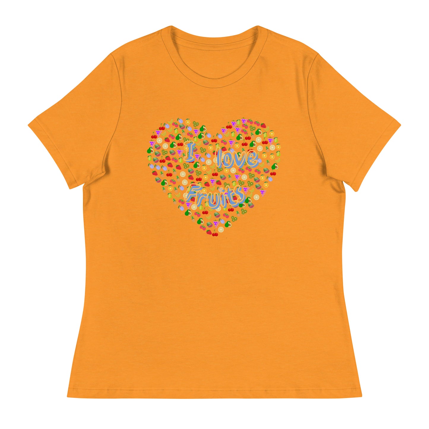 Lockeres Damen-T-Shirt:I loveFruits